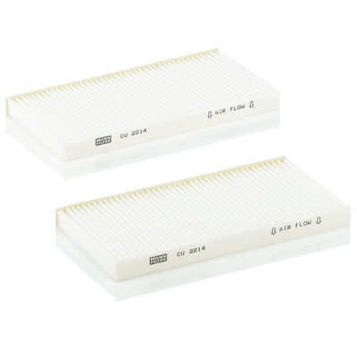 Mann CU2214-2 Cabin Air Filter Hyundai Santa Fe 06-10, Tucson, Kia Sorento/Sportage — Air & Cabin Filters