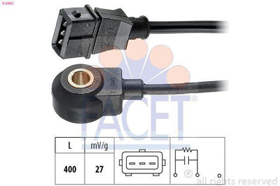 Facet 9.3002 Knock Sensor Opel Frontera < 98 Marea (185_) 1.2 16V Bravo I (182_) 1.4 — Engine Management Sensors
