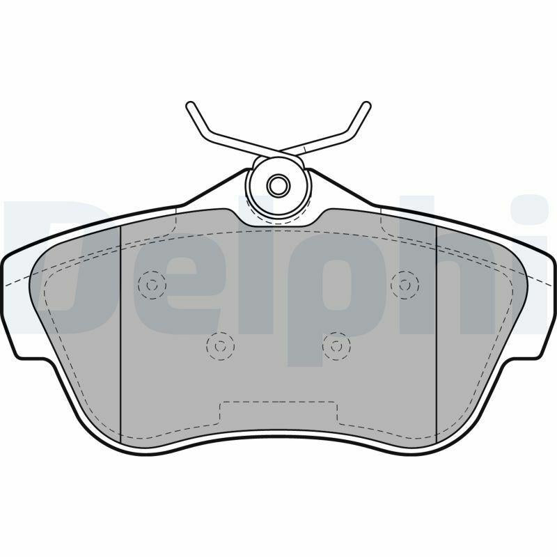 Delphi LP2071 Brake Pads - Rear Scudo Minibus/Bus & Panel Van Replacement