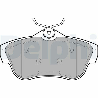 Delphi LP2071 Brake Pads - Rear Scudo Minibus/Bus & Panel Van Replacement