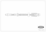 CORTECO Brake Hose Front F-20 / 30 - Automotive Brake Hose — Brake Hydraulics