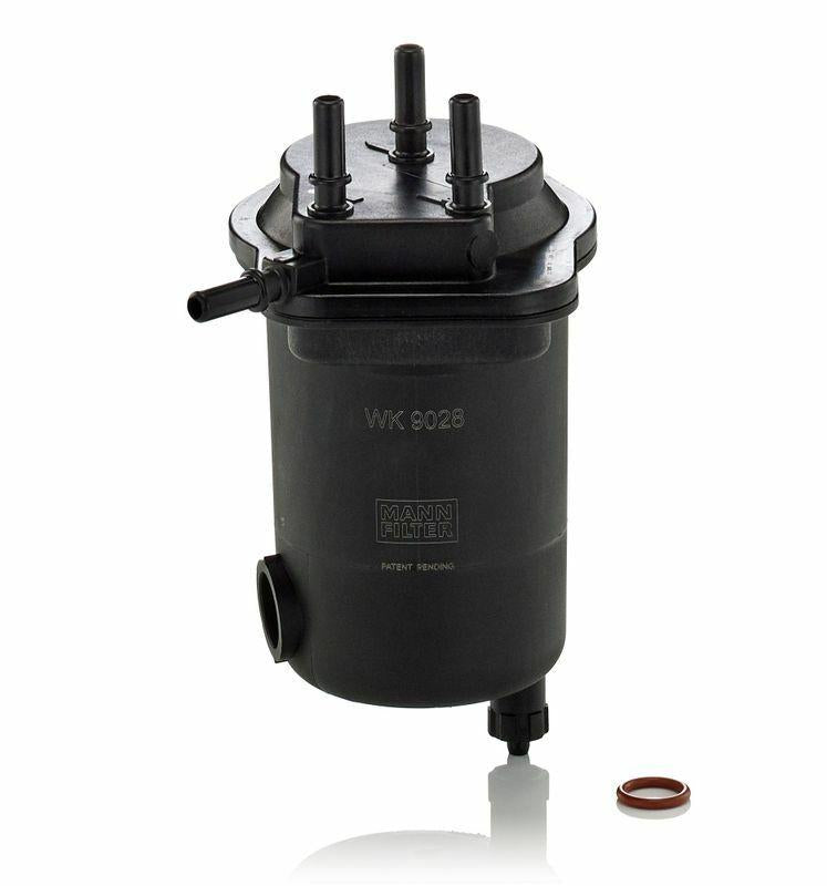 MANN WK9028Z Fuel Filter - Water Sensor Connection for Clio II, Kangoo, Thalia — Fuel Delivery