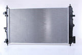 Nissens Radiator for Opel Insignia A B16DTH-B20DTH - Built-in Oil Cooler — Oil System