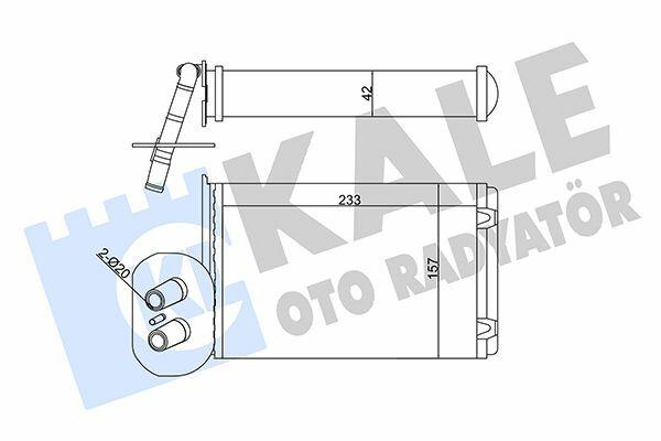 Kale 346445 Radiator - Efficient Cooling for T. Porter T4 (1991-2003) — Radiators & Fans