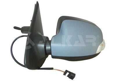 Alkar 6137185 Outer Rear View Mirror Left Mechanical with Turn Signal Primed Renault Symbol III ( — Tail, Signal & Reflectors