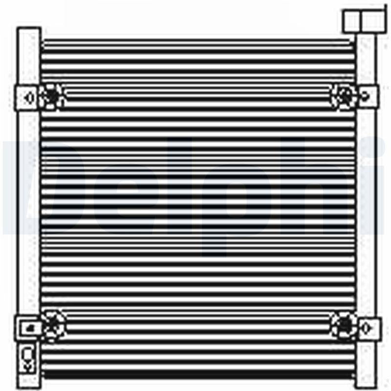 Delphi TSP0225422 AC Condenser for 1996-2001 Honda Civic 1.4-1.6 — Condensers & Evaporators