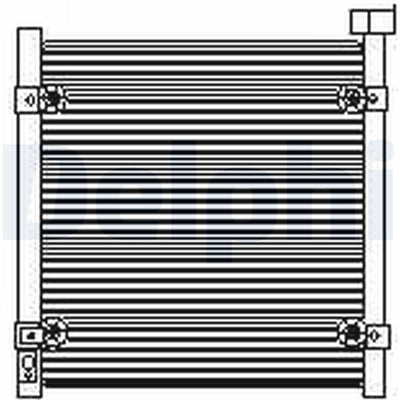 Delphi TSP0225422 AC Condenser for 1996-2001 Honda Civic 1.4-1.6 — Condensers & Evaporators
