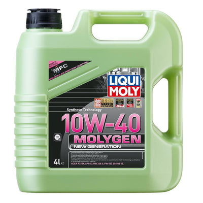 Liqui Moly 8538 Molygen New Generation 10W-40 4 Litre Motor Oil () — Fluids & Chemicals