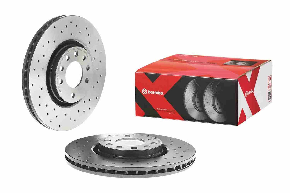 Brembo 09.9369.1X Brake Disc Front Xtra Opel | Set of 2
