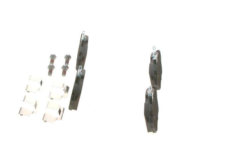 bosch brake pad rear for scudo, bosch 0986494192 brake pad dimensions, low-metallic brake pad for minibuses BOSCH Brake Pad Rear for Scudo Minibus/Buses & Vans - Low-Metallic Material for Vehicle Owners & Mechanics | Size: 16.7mm x 113.5mm x 58.5mm BOSCH Brake Pad Rear for Scudo Minibus/Bus & Van bosch, brake-pad, rear-brake-pad, scudo, low-metallic, minibus, van, vehicle-maintenance, mechanics, ai-generated
