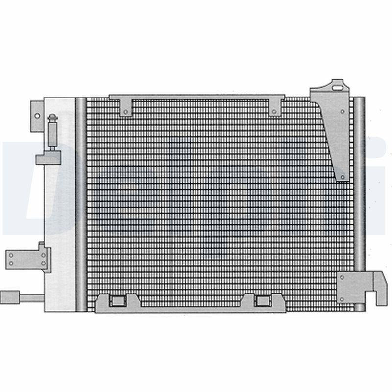 Delphi TSP0225221 A/C Condenser (Kondenser) 04-10 Astra.G 1.7-2.0-2.2Dti — Condensers & Evaporators
