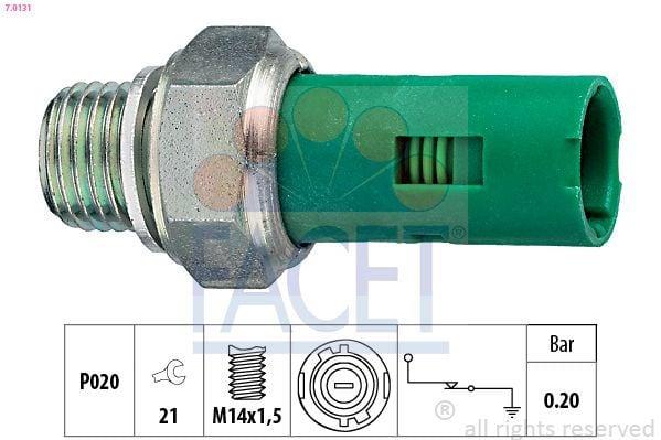 FACET Oil Pressure Switch - Compatible with Clio II, Kangoo and 2 more models — Switches & Relays