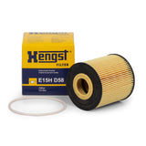 HENGST E15HD58 Oil Filter - Compatible with Volvo C70, S40 and 5 more models — Oil Filters