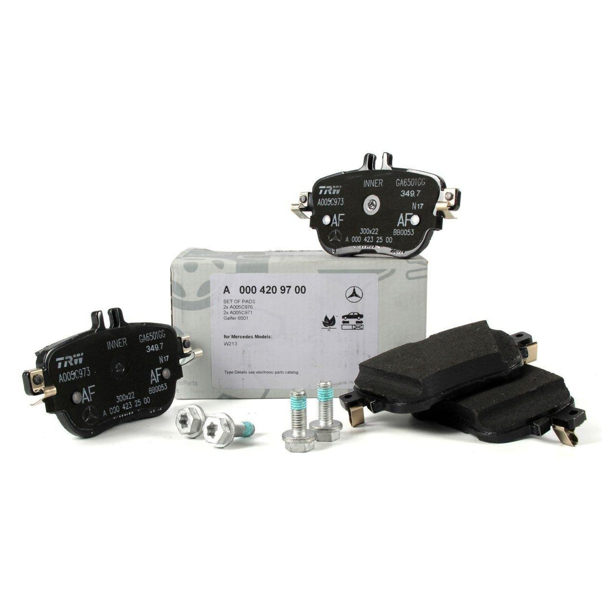 Mercedes-Benz W213 Rear Brake Pad Set — Brake Pads