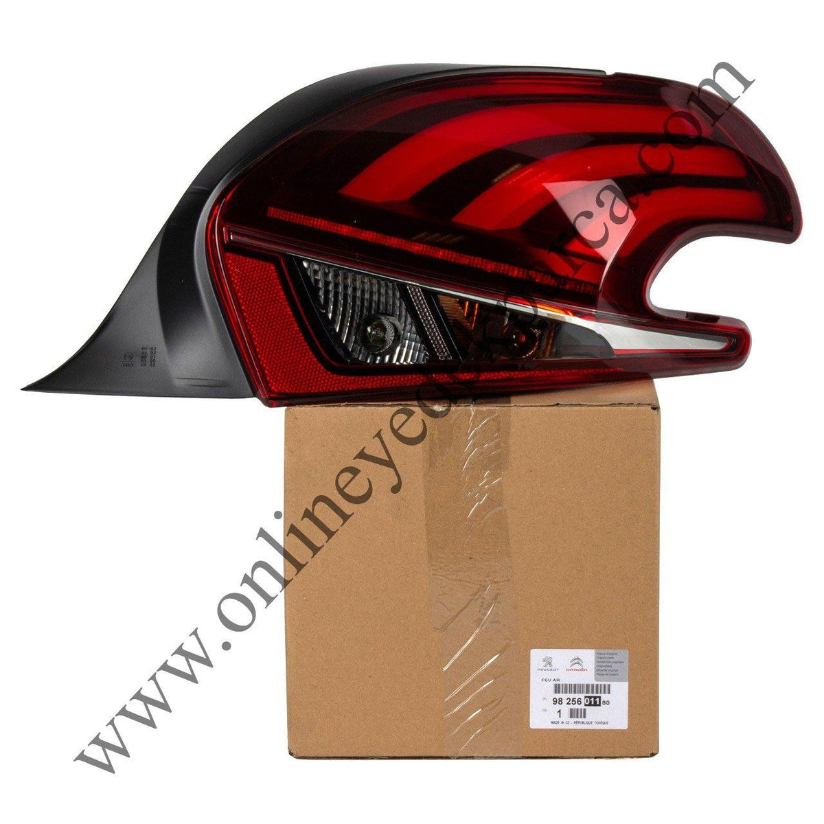 PSA 9825601180 Tail Lamp Right Peugeot 208 Facelift Body — Tail, Signal & Reflectors