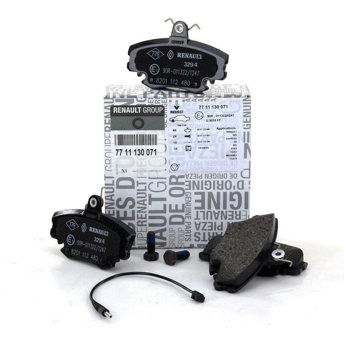 Mais Front Brake Pad Set for 2006-2008 Renault Symbol — Brake Pads