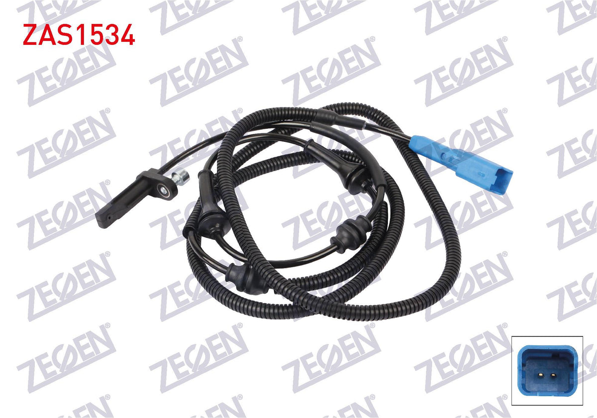 Zegen ZAS1534 ABS Sensor Front Left-Right Citroen C5 08-15 / Peugeot 407 04-10 — Brake Sensors & ABS
