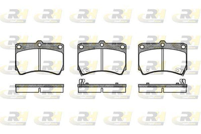 ROADHOUSE 2212.12 Brake Pad Aspıre 01 93-12 97 — Brake Pads