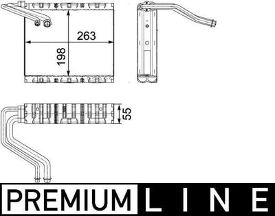 MAHLE BEHR AE85000P Evaporator for Volvo XC60 & Freelander II 2.2D - Durable & Efficient Cooling — Condensers & Evaporators