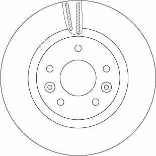 TRW Front Brake Disc — Brake Rotors & Drums