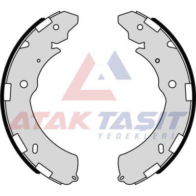 AP AP09470 Brake Shoe Rear Mitsubishi L200 (Kbt,Kat) 2.5 D 295X51 mm 2005-/ Isuzu D-Max 2.5 D 2012 — Brake Cables & Hardware