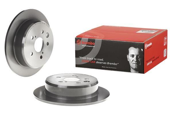 Brembo 08.A635.11 Brake Disc Rear UV Coated Lexus — Brake Rotors & Drums