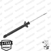 Front view of MONROE 23879 Rear Shock Absorber, Side view of MONROE 23879 Rear Shock Absorber, Close-up of MONROE 23879 Shock Absorber features MONROE 23879 Rear Shock Absorber (Right/Left) for Ford Ka 1.3 (1996-2008) MONROE 23879 Rear Shock Absorber for Ford Ka monroe, rear-shock-absorber, ford-ka, vehicle-parts, automotive, shock-absorber, car-repair, mechanics, suspension-parts, ai-generated