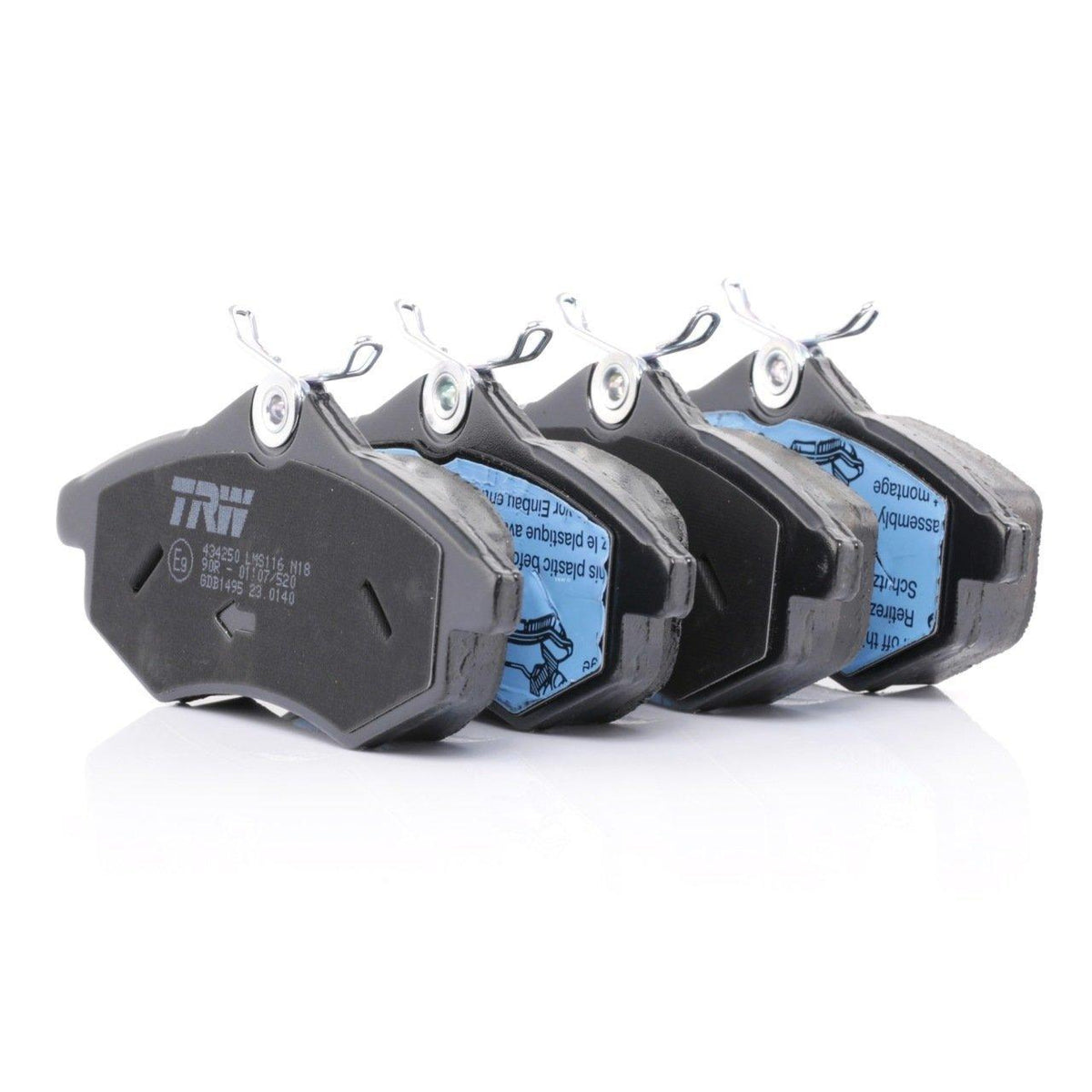 TRW GDB1495 Front Brake Pad Set - Citroen C2 2003-2009 — Brake Pads