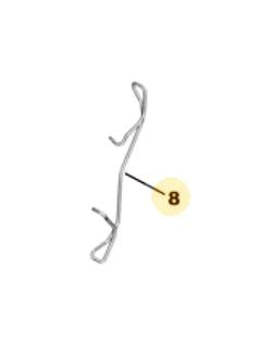 PSA 9834700280 Peugeot Partner 308 407 508 5008 RCZ 1.6 HDi 2009-2012 Front Brake Caliper Spring Genuine — Brake Calipers