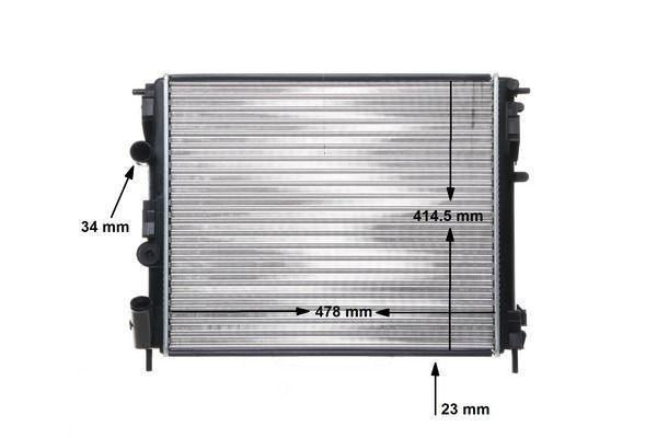 Mahle CR35000S Radiator Clio II-Kng-Logan-Solenza 1.5 dCi 1.4 1.6 16V — Radiators & Fans