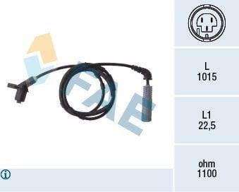 FAE ABS Sensor E-46 Rear - Inductive Wheel Speed Sensor — Brake Sensors & ABS