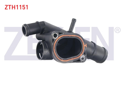 Zegen ZTH1151 Thermostat Flange Plastic Octavia 2.0 TDI Rs 2004-2012 / Superb 2.0 TDI 2010-2015 / G — Water Pump & Thermostat
