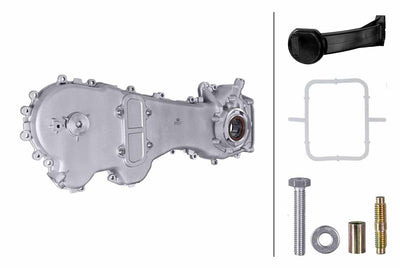 Hella 8TO358222-141 Oil Pump Fiorino Doblo Palio Linea Albea Punto 1,3 Multijet/JTD 16V Astra Corsa 1,3 CDTi 16V — Oil System