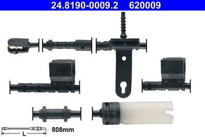 ATE 24.8190-0009.2 Brake Pad Wear Sensor — Brake Sensors & ABS