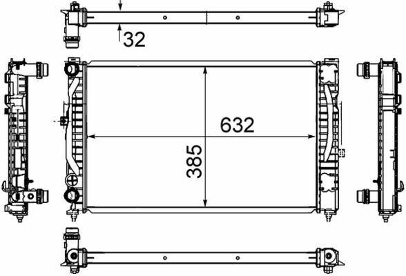 mahle radiator cr647000s for 2000-2005 passat, radiator dimensions for mahle cr647000s MAHLE CR647000S - Radiator for 00-05 Passat, Superb, A6, A4 | 1.8T-1.9Tdi MAHLE Radiator CR647000S for 00-05 Passat mahle, radiator, auto-parts, vehicle-cooling, car-owners, mechanics, automobile-enthusiasts, 1-8t, 1-9tdi, ai-generated