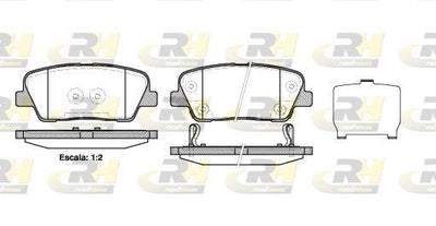 ROADHOUSE 21274.02 Brake Pad Genesis Coupe 01 08 — Brake Pads