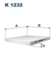 filtron k1232 pollen filter, cabin air filter for santa fe sportage accent FILTRON K1232 Pollen Filter for Santa Fe, Sportage, Accent | 226 mm Length FILTRON K1232 Pollen Filter polen-filter, cabin-air-filter, filtron-k1232, car-maintenance, vehicle-accessories, air-quality, driver-safety, car-owners, ai-generated, filtration