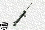 monroe g16386 front left shock absorber for fiesta, close up of gas pressure shock absorber by monroe MONROE G16386 Front Left Shock Absorber - Gas Pressure, Durable Design | Compatible with 2004 Ford Fiesta & Mazda II MONROE G16386 Front Left Shock Absorber for 2004 Fiesta monroe, shock-absorber, front-left-shock-absorber, 2004-fiesta, mazda-ii, vehicle-parts, auto-repair, car-owners, mechanics, ai-generated