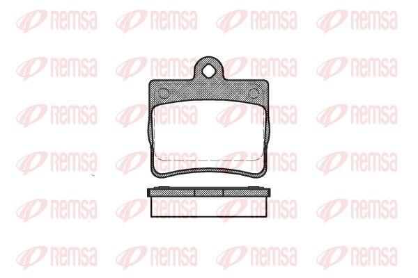 REMSA 0630.00 Brake Pad Rear W201 C Series — Brake Pads