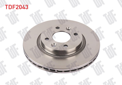 TDF 2043 Front Brake Disc Renault R19-Clio I 91 > 96 Clio II 98 > Kangoo 01 > Megane I 96 > Megane II — Brake Rotors & Drums