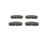 BOSCH 0986TB2002 Brake Pads - Low-Metallic Material