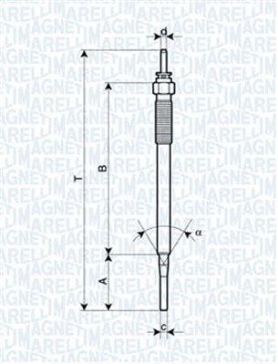 MAGNETI MARELLI Glow Plug 060900160606 for Avensis & Corolla — Coils & Plugs