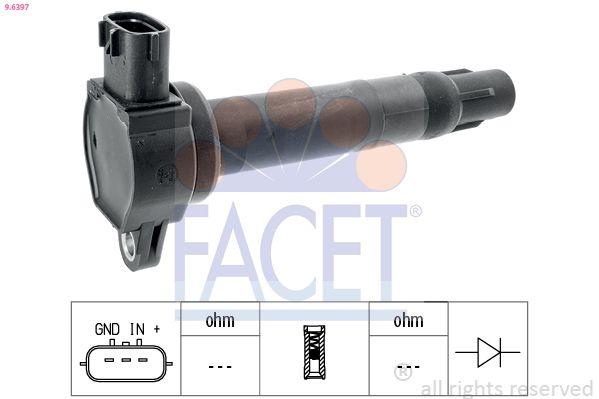 Facet 9.6397 Ignition Coil Kalem Asx Lancer Outlander 4007 C-Crosser 1.8 2.0 06-12