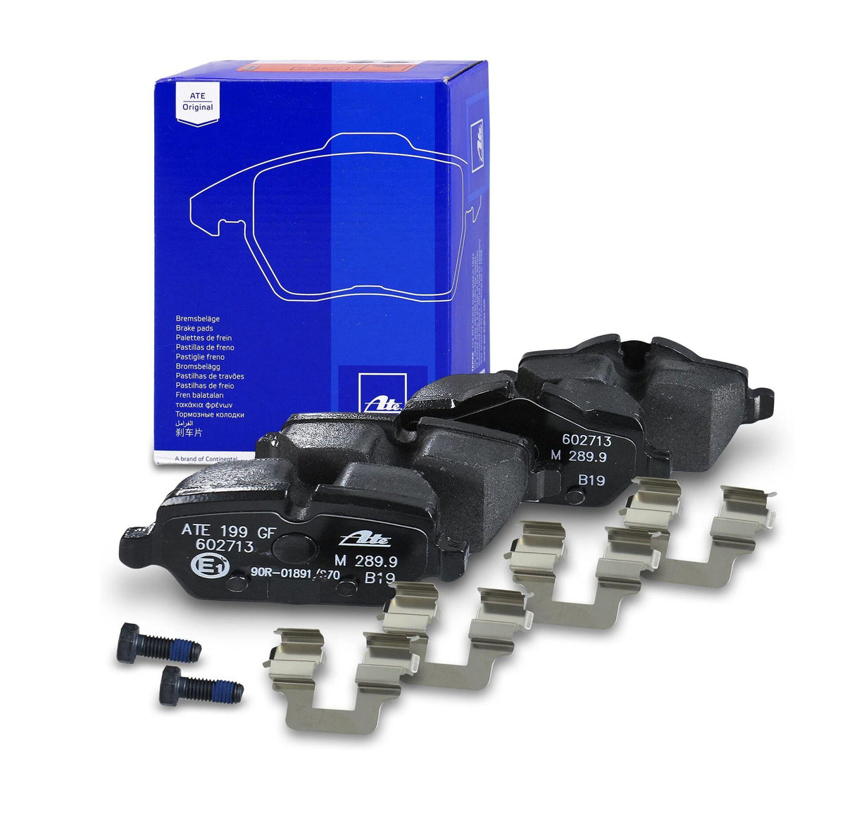 ATE Brake Pad Set for BMW E90 E87 - Rear Brake Pads for 316i