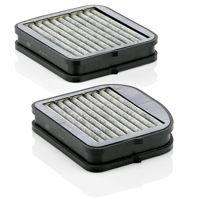 MANN CUK22000-2 - Active Carbon Cabin Filter Set for W210, S210 and 2 more models — Maintenance & Service Kits