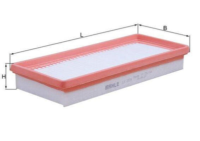 Mahle LX2034 Air Filter Smart Fortwo Cabrio (451) Fortwo Coupe (451) 07 >