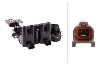 HELLA Ignition Coil 5DA358057-961 - Compatible with Accent, Elantra, Getz — Coils & Plugs