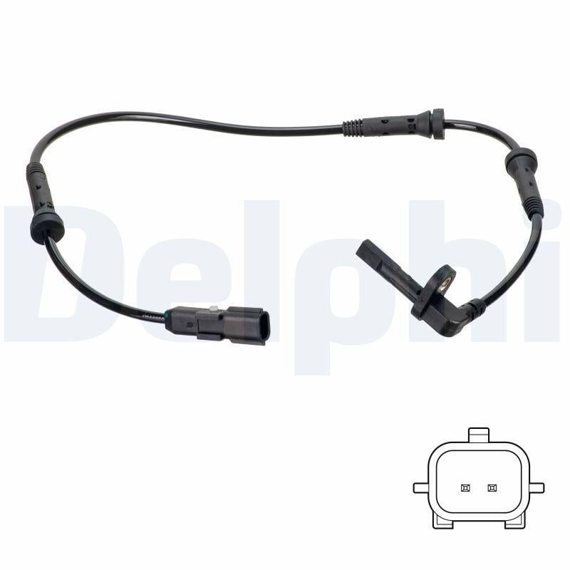 delphi abs sensor front for dacia lodgy, active wheel speed sensor for dacia clio DELPHI ABS Sensor Front (Right & Left) for Dacia Lodgy, Dokker, Clio, Symbol & Joy 1.2 16V-1.5 Dci DELPHI ABS Sensor Front for Dacia Lodgy and Clio dacia, abs-sensor, delphi, car-parts, mechanics, safety, braking-systems, wheel-speed-sensor, car-owners, ai-generated
