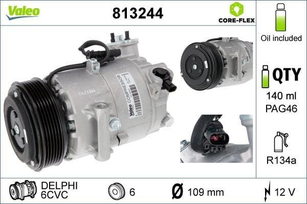 VALEO Climate Compressor for Opel Astra J 1.6 / 1.3 / 1.7 CDTi — A/C Compressor