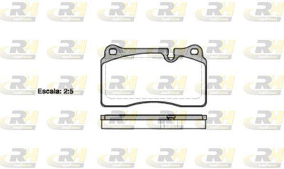 ROADHOUSE 21200.10 Brake Pad Range Rover III Lm 03 02-Xx — Brake Pads
